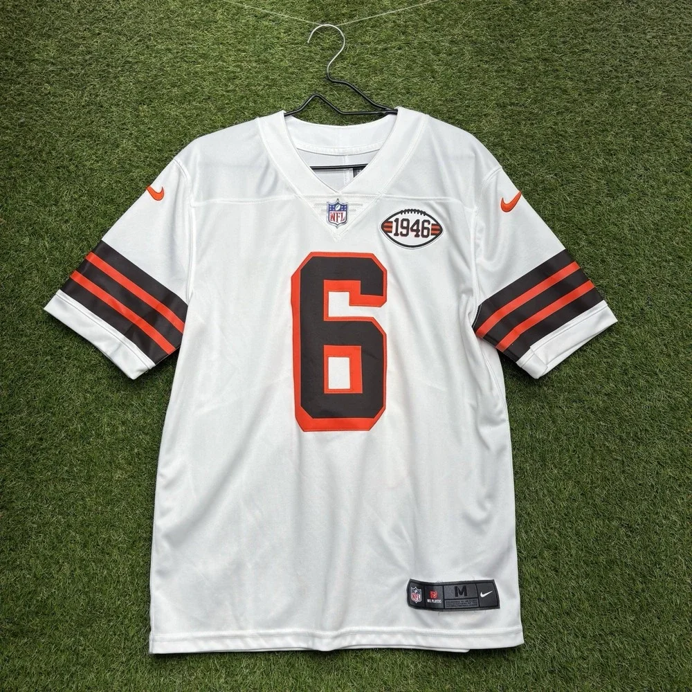 Cleveland Browns Nike Jersey Mens Medium NFL Football On Field Baker Mayfield #6